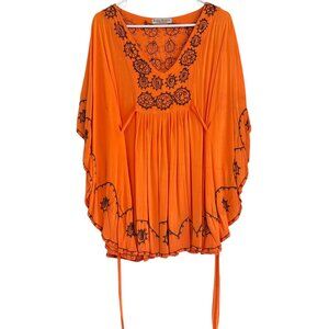 karim Bouriad Marrakech Womens Loose Fit Caftan Top Size 4